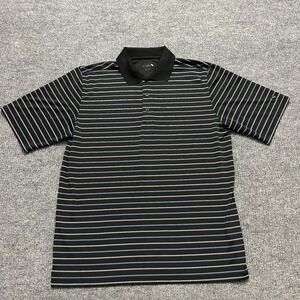 Arnold‎ Palmer Mens Golf Polo Shirt Striped Chest 44" Polyester Short Sleeve
